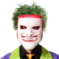 Maschera clown pazzoide