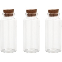 Barattolo in vetro di 7 x 3 cm - 3 pezzi