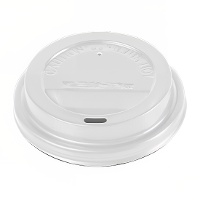 Coperchio per bicchiere da 200 ml in cartone per caffè con buco - 100 pezzi