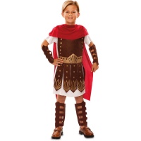 Costume da soldato romano con mantello per bambini