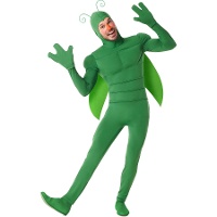 Costume di insetto verde per uomo