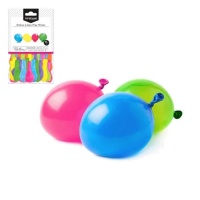 Palloncini d'acqua multicolore assortiti da 10 cm - Oh yeah! - 100 unità