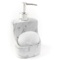 Dispenser per sapone con tampone per marmo