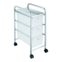 Carrello laterale 24 x 39 x 65 cm con 3 cassetti