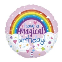Palloncino Have a Magical Birthday con glitter 46 cm - Grabo