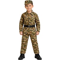 Costume da soldato mimetico per bambino