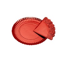 Vassoio da 30 cm con pizzo - 1 unità