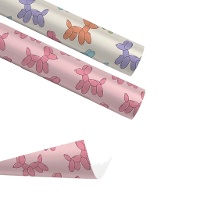 Carta regalo con cani palloncino 2 x 0,70 m - 1 unità