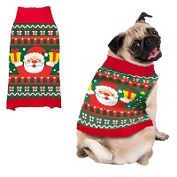 Maglione natalizio di Babbo Natale Ho ho ho per cani