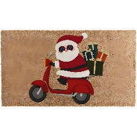 Zerbino con Babbo Natale in scooter