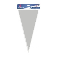 Sacchetti per caramelle grigio opaco 38 x 19 cm - 10 unità