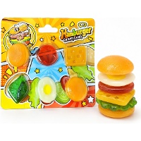 Hamburger di caramelle gommose da montare - 12 g