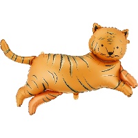 Palloncino a forma di tigre da 104 x 81 cm