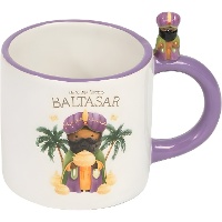 Tazza da 414 ml dei Re Magi - Baltasar con statuina