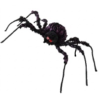 Ragno di 43 x 36 cm nero e lilla