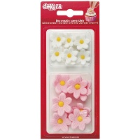 Figure di zucchero di margherite - Dekora - 14 pezzi