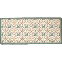 Tappeto da cucina 120 x 50 cm stile idraulico verde