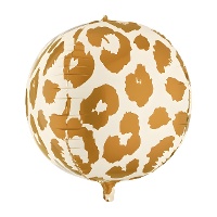 Palloncino orbz con stampa leopardata da 50 cm