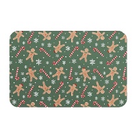 Tovaglietta individuale con pupazzo di pan di zenzero di 43 x 28 cm - 1 unità