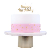 Candela di Happy Birthday di 10 x 5 cm - PME - 1 unità