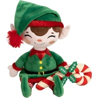 Peluche di elfo natalizio da 25 cm