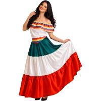 Costume di mariachi bianco per donna