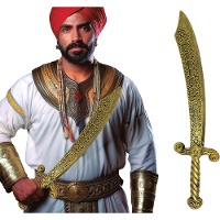 Spada araba dorata da 55 cm