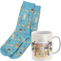 Set regalo tazza e calzini dei Re Magi per Natale