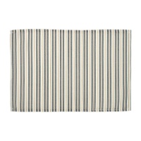 Tovaglietta individuale 45 x 30 cm a righe blu e beige