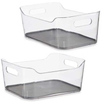 Organizzatore da bagno 24,5 x 17 x 10,5 cm con maniglie