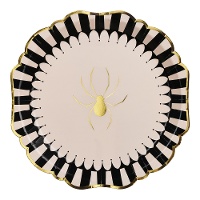 Piatti con Ragni Dorati 23 cm - 6 pezzi
