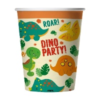 Bicchieri di Dino festa da 250 ml - 8 pezzi
