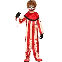 Costume da clown sanguinario per bambino