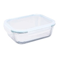 Tupper rettangolare di borosilicato da 2,26 L