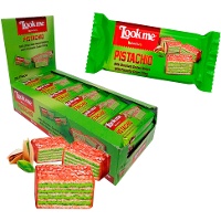 Wafer Look Me al pistacchio da 38 gr - 24 pezzi