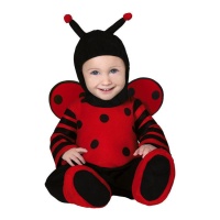 Costume coccinella con ali da bebè