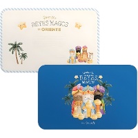 Tovaglietta individuale dei Re Magi 43 x 28 cm assortiti - 1 unità