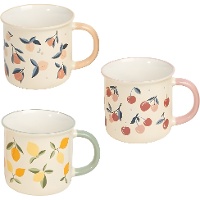Tazza da 355 ml con motivo frutta - 1 pezzo