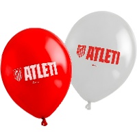 Palloncini in lattice dell'Atlético de Madrid 30 cm - 6 unità