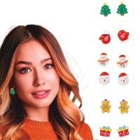 Orecchini di Natale assortiti - 6 unità