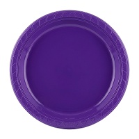 Piatti di plastica colorati da 17 cm - 20 pz.