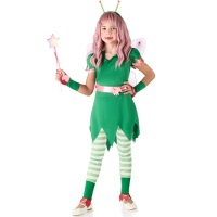 Costume da fata campanellino verde per bambina