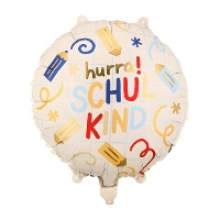Palloncino Hurra Schulkind da 35 cm