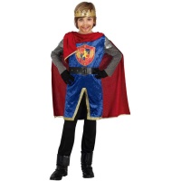 Costume da cavaliere medievale blu per bambini