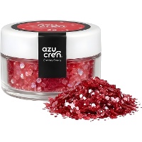 Glitter alimentare in scaglie Azuglow da 3 g - Azucren