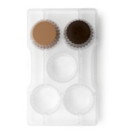Stampo per pirottini di cioccolato 20 x 12 cm - Decora - 5 cavità