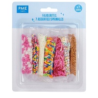 Kit di sprinkles assortiti - 7 varietà - PME - 42 g