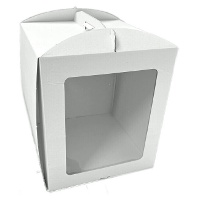 Scatola 35 x 35 x 40 cm per torta con maniglia e finestra - Azucren