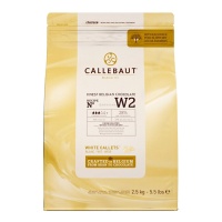 Gocce di cioccolato bianco fondente 2,5 kg - Callebaut