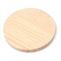 Disco di legno da 10 x 1 cm - 1 unità